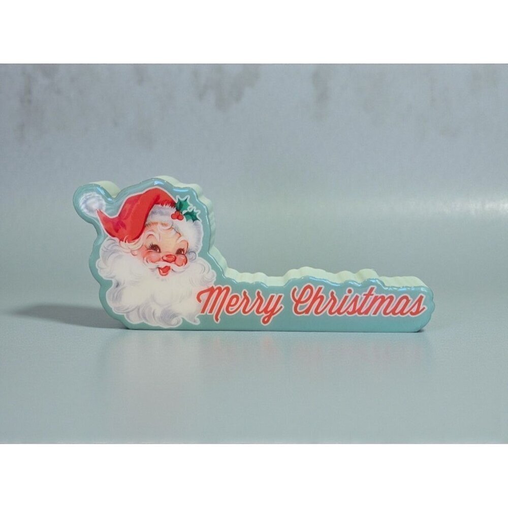 New Wood Christmas Winter Vintage Santa Cocktail Santa Claus Bar Room Sign